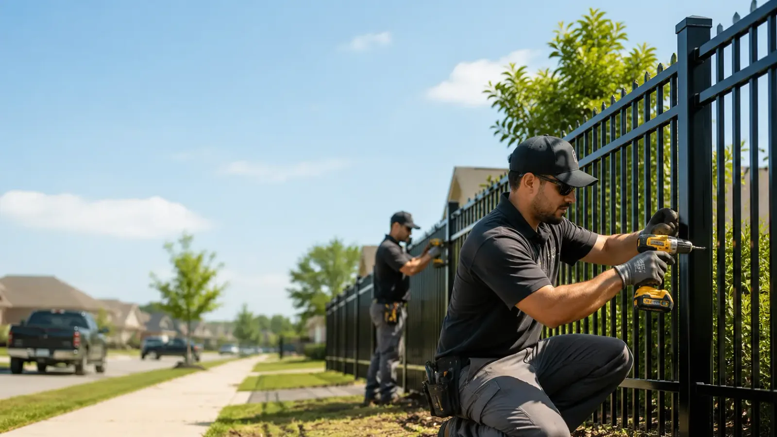 Metal Fence Installation in Raccoon, KY